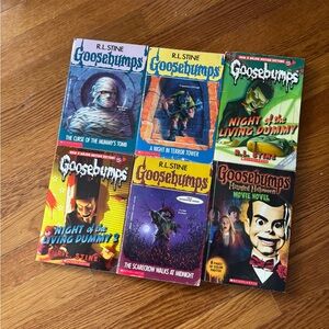 Set of 6 Goosebumps Books
